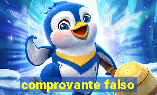 comprovante falso